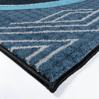 40"x54" Black Panther 2 Elevated Rug Blue - Image 3