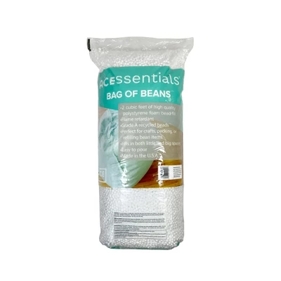 50 Liter Polystyrene Bean Refill For Crafts And Filler For Bean Bag Chairs White - ACEssentials - Image 4