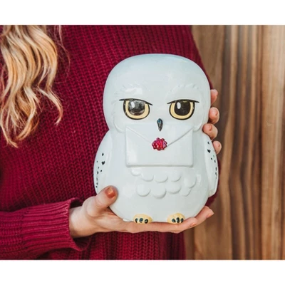 Silver Buffalo Harry Potter Chibi Hedwig 8-Inch Figural Coin Bank Storage | Toynk Exclusive - Image 3