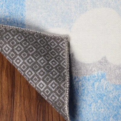 World Traveler Playful Helicopter Kids Playroom Indoor Area Rug By Blue Nile Mills - Image 3