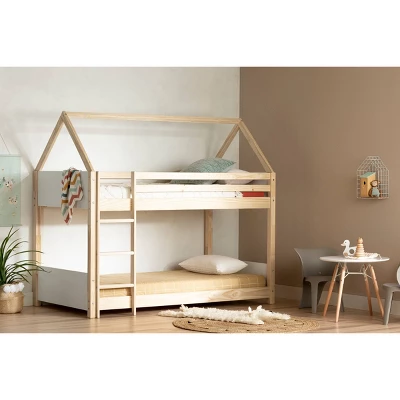 Sweedi House Bunk Beds White/Natural - South Shore - Image 2
