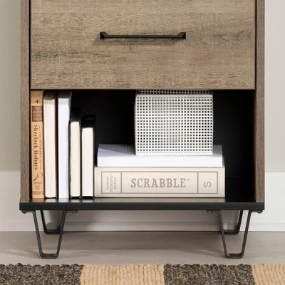 Arlen 1 Drawer Nightstand - South Shore - Image 6