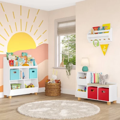 Kids' Catch-All Storage Bench White - RiverRidge Home - Image 8