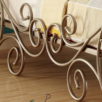 Twin Heaton Princess Carriage Canopy Kids' Bed - MiBasics - Image 4