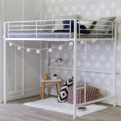 Full Size Metal Platform Loft Bed - Saracina Home - Image 4