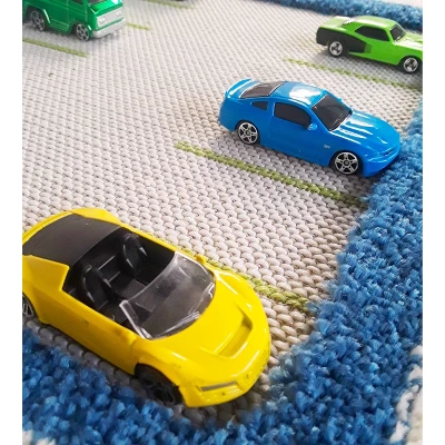 39"x59" Traffic Blue 3D Play Rug - IVI - Image 7