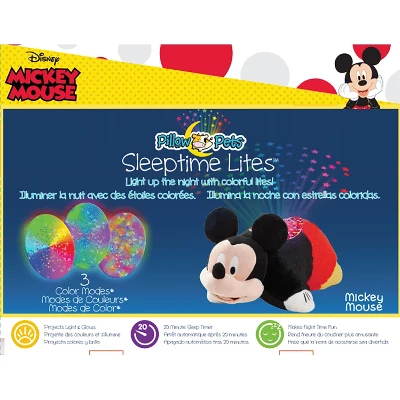 Disney Mickey Mouse Sleeptime Lite Plush LED Nightlight Red - Pillow Pets - Image 4