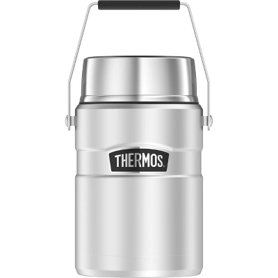 Thermos 47oz Stainless King Vacuum Insulated Food Jar - Stainless Steel