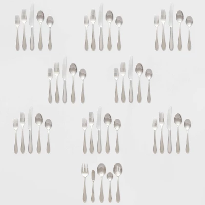 45pc Luxor 18/10 Stainless Steel Flatware Set - Threshold Signature™ - Image 3
