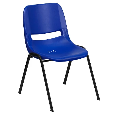 Flash Furniture HERCULES Series 440 Lb. Capacity Kid's Ergonomic Shell Stack Chair With 12" Seat Height - Image 12