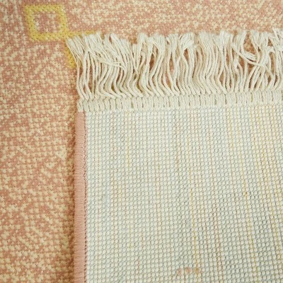 Chana Tribal Flatweave Kids' Rug Pink - Balta Rugs - Image 2