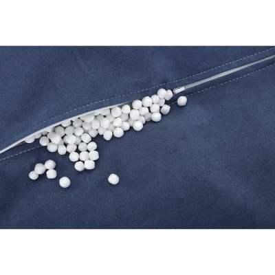 Medium Vinyl Bean Bag Chair Blue - Gold Medal - Image 3