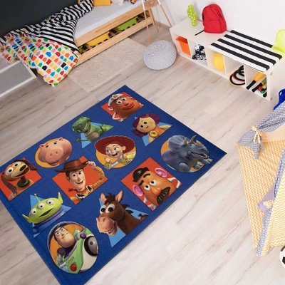 Disney 54"x78" Toy Story Squares Area Rug - Image 3