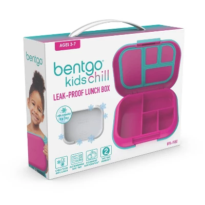 Bentgo Kids' Chill Lunch Box, Bento-Style Solution, 4 Compartments & Removable Ice Pack - Image 6
