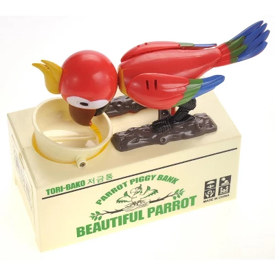 Ready! Set! Play! Link Parrot Bird Coin Saving Bank, Money Box For Girls & Boys - Image 6