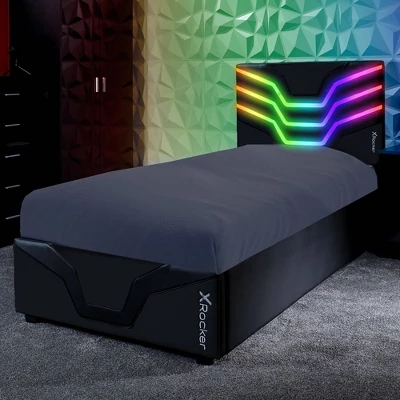 Twin Cosmos RGB Gaming Bed Black - X Rocker - Image 4