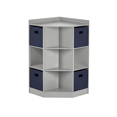 5pc Kids' Corner Cabinet Set With 4 Bins Set - RiverRidge Home - Image 7