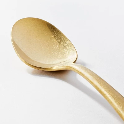 5pc Stainless Steel Flatware Set Gold - Threshold™ Designed With Studio McGee - Image 2