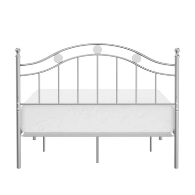Full Vivian Metal Platform Bed Silver - Hillsdale Furniture - Image 4