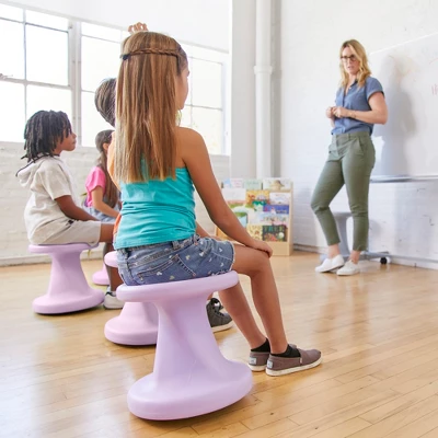 ECR4Kids Twist Wobble Stool, Active Learning Chair, Flex Seating, 14in Seat Height - Image 2