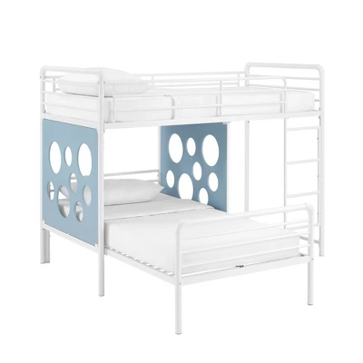 Twin Modern Cut-Out L-Shaped Metal Bunk Bed - Saracina Home - Image 6