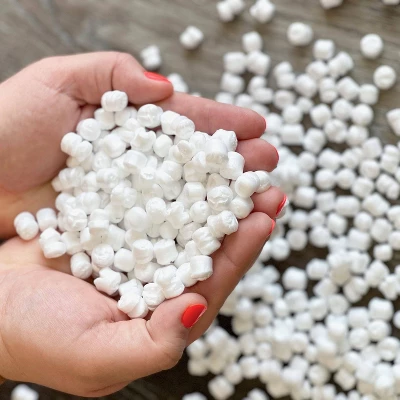 50 Liter Polystyrene Bean Refill For Crafts And Filler For Bean Bag Chairs White - ACEssentials - Image 2