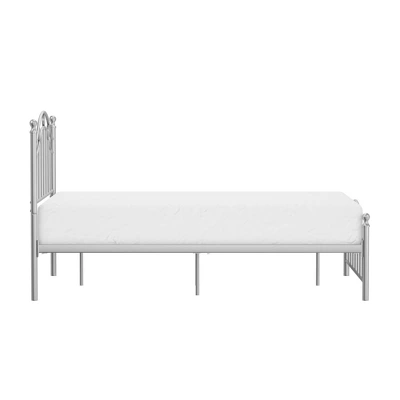 Full Vivian Metal Platform Bed Silver - Hillsdale Furniture - Image 3